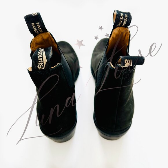 BLUNDSTONE Heeled High-Top Boots In Black 1960 (size 7.5) NEW! - Picture 5 of 9
